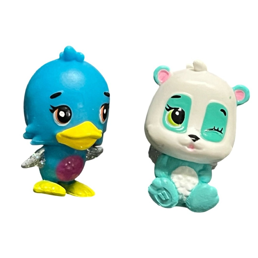 Hatchimals CollEGGtibles Lot 2 Season 2 Jungle Teal Pandor & River Blue‎ Duckle